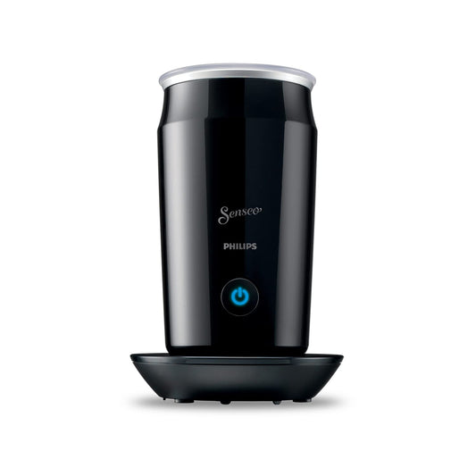 Philips SENSEO® Milk Twister - Milk frother for hot and cold milk frothing for 2 cappuccinos, non-stick coating, 500 watts, 0.12 liters, 15.1 x 15.1 x 21.7 cm, black.