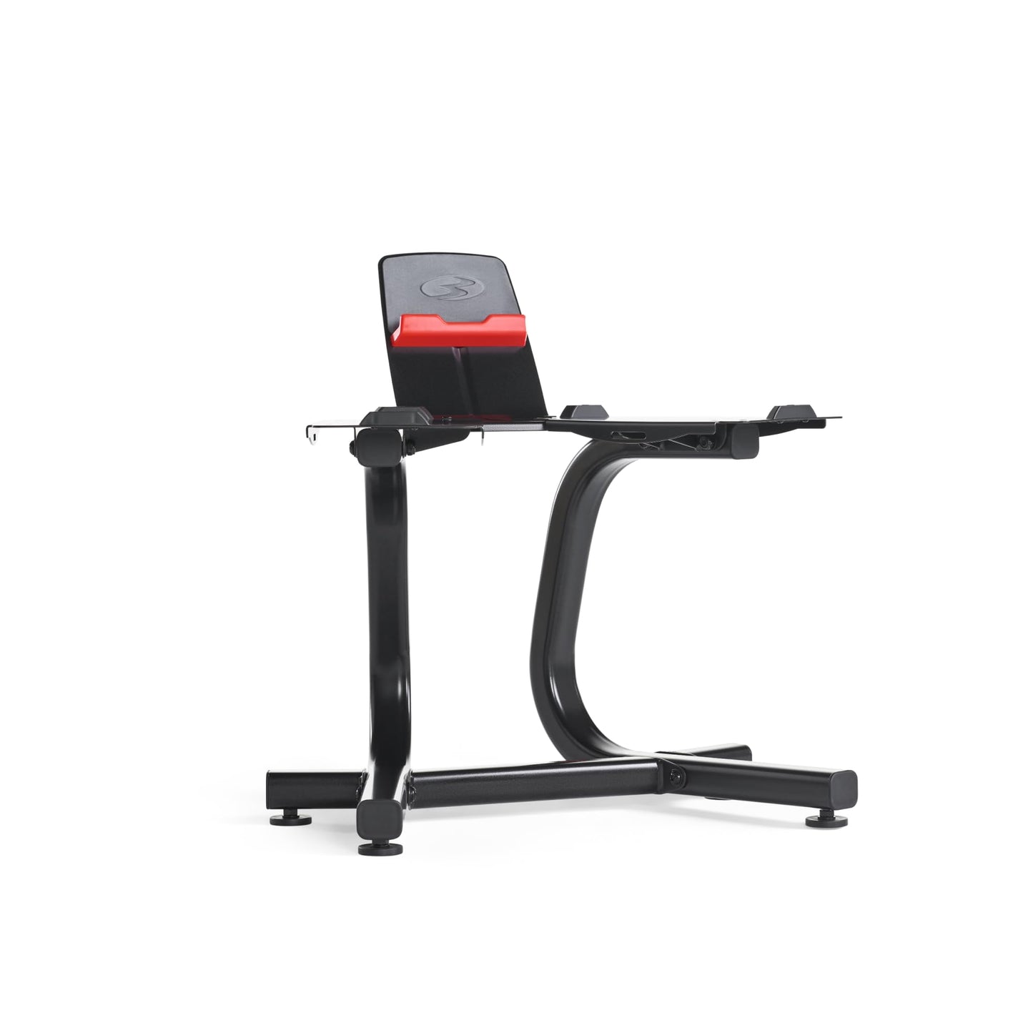 Bowflex with Media Rack Dumbbell Stand, Black, One Size