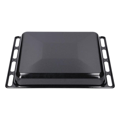 Baking sheet cake pan, grease tray 446x365x56mm enameled oven stove Indesit Hotpoint C00099622 also Whirlpool 482000022808 for FB970C C65SP6 K6C11 FD960P FT850 SE651X CI56HW FZ1022 C60DTX
