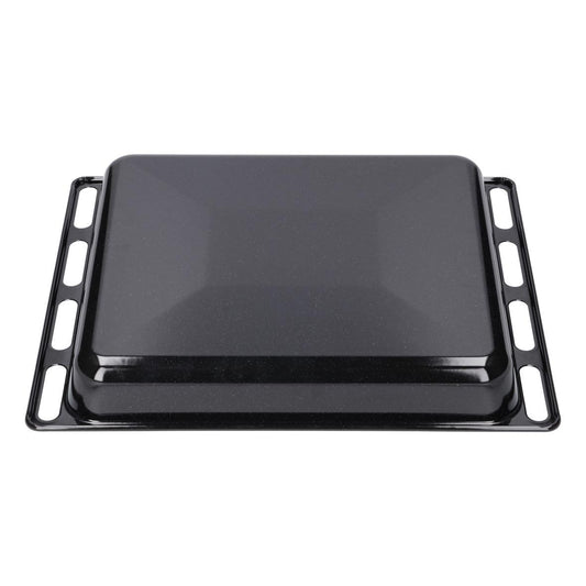 Baking sheet cake pan, grease tray 446x365x56mm enameled oven stove Indesit Hotpoint C00099622 also Whirlpool 482000022808 for FB970C C65SP6 K6C11 FD960P FT850 SE651X CI56HW FZ1022 C60DTX