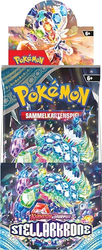 Pokemon Trading Card Game: Booster Bundle Crimson & Purple - Stellar Crown (18 Booster Packs)