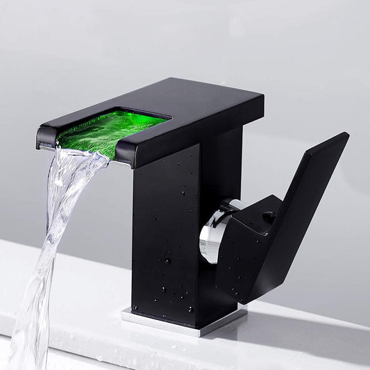 LED waterfall faucet bathroom faucet mixer tap bath faucet