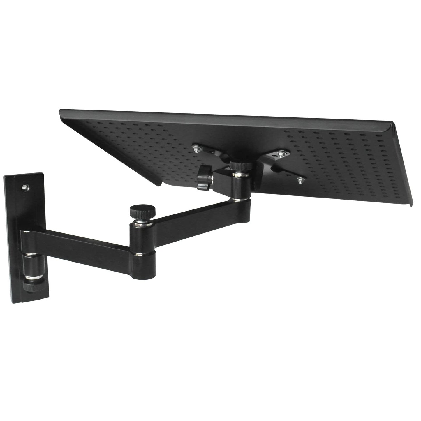 Spiral black universal wall mount with shelf adapter plate for laptop notebook netbook tablet PC Model: L52B-APBA