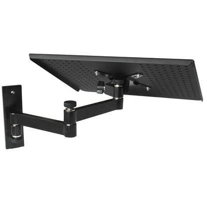 Spiral black universal wall mount with shelf adapter plate for laptop notebook netbook tablet PC Model: L52B-APBA