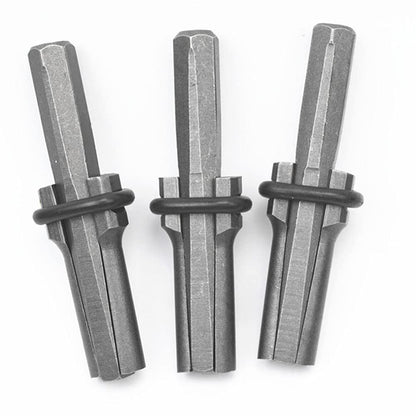 10-piece hand wedge splitter, 16mm 5/8 inch splitting wedge stone for concrete, rock, granite, marble, limestone, sandstone, slate; Industrial quality