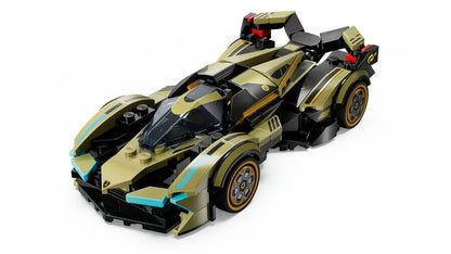 LEGO Speed Champions Lamborghini Lambo V12 Vision GT supercar, toy car with buildable model for kids, gift for boys, girls, and gaming fans 76923