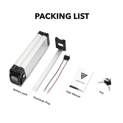 SEASON E-bike battery 36V 10.4Ah / 14.5Ah / 15.6Ah / 18.2Ah for electric bicycle compatible with Phylion/XH370-10J Zhenlong Aldi MiFa Trio.