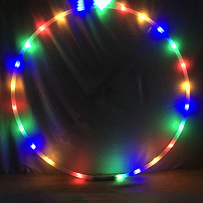 POHOVE LED Hula Hoop, Color Changing Hula Hoop, Various Glowing Hula Hoops for Adults, Multicolor, Dance Hoop, Weight Loss, Bodybuilding, Fitness