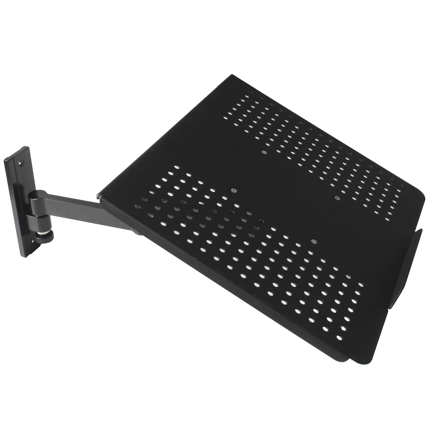 Spiral black universal wall mount with shelf adapter plate for laptop notebook netbook tablet PC Model: L52B-APBA