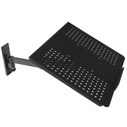 Spiral black universal wall mount with shelf adapter plate for laptop notebook netbook tablet PC Model: L52B-APBA