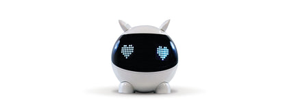 Lexibook, educational robot for learning robotics, building, loving, and playing to infinity, rechargeable, black/white, WINKYDE.