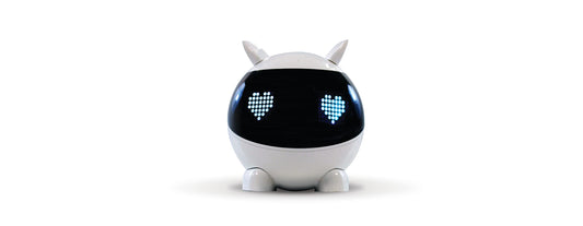 Lexibook, educational robot for learning robotics, building, loving, and playing to infinity, rechargeable, black/white, WINKYDE.