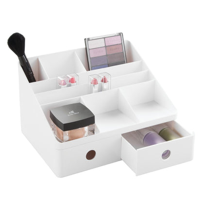 iDesign 42011EU Linus Desk Organizer with Drawers, White