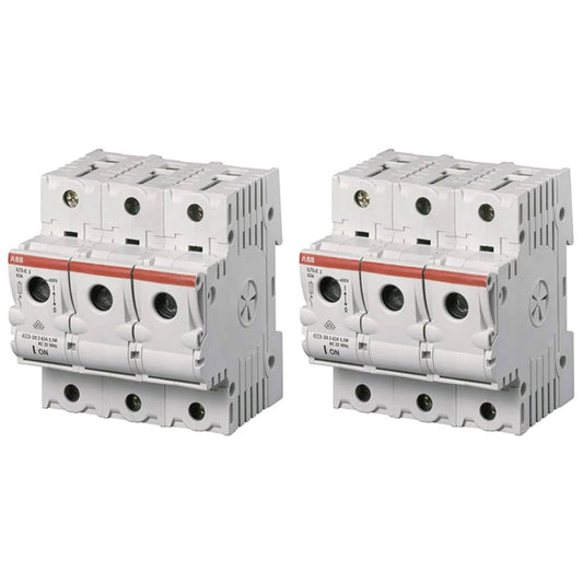 ABB 2CDE103001R1901 ILTS-E 3-pole disconnect switch, 400V, 63A, white (Pack of 2)