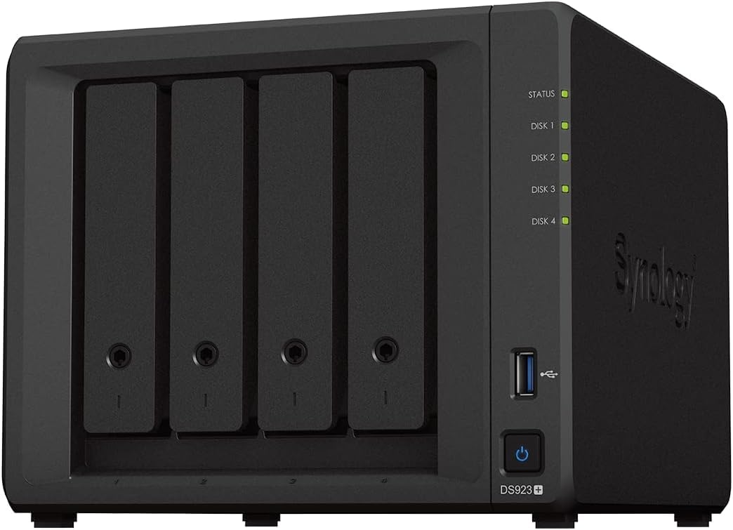 Synology DS923+ 4 Bay Desktop NAS Ryzen R1600 Dual-Core