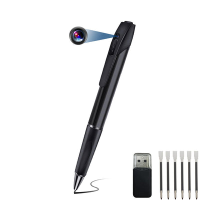 sakalaka Hidden Camera Pen Camera Portable Surveillance Camera 1080P HD Mini Camera Pen Small Spy Camera Pen for Home Office Meetings Recording (Includes 32GB SD Card)