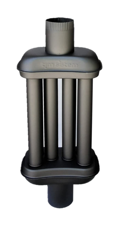 TimSistem 120mm exhaust heat exchanger air heat exchanger chimney pipe smoke gas cooler exhaust pipe diameter (80 cm)