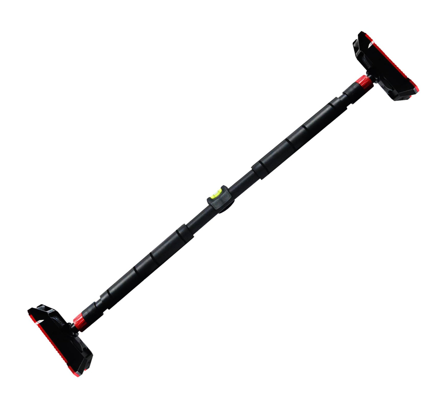 Kapler Pull Up Bar for door and door frame, adjustable with elastic lock, 300kg capacity, includes leveling tool and high-density foam for comfort.