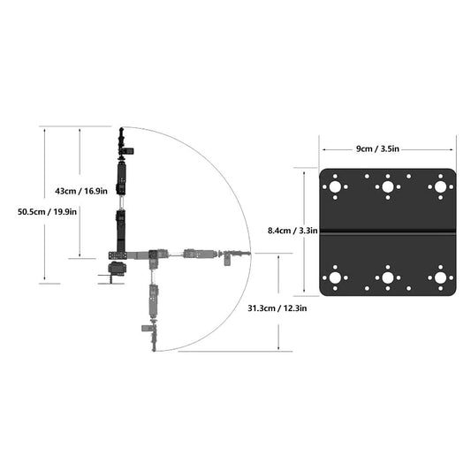 Robot arm kit, robotic arm, 6DoF robot, mechanical arm, gripper claw, kit, DoF manipulator, industrial robot parts