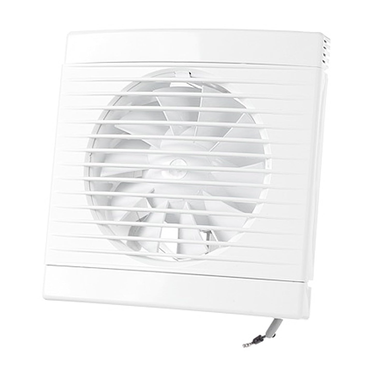 DOSPEL Bathroom Ventilator Room Fan 125mm - Improved Air Circulation - White Wall Vent Fan with Cover - Quiet Operation - for Bathroom, Kitchen, and Laundry Room