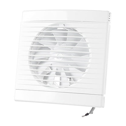 DOSPEL Bathroom Ventilator Room Fan 125mm - Improved Air Circulation - White Wall Vent Fan with Cover - Quiet Operation - for Bathroom, Kitchen, and Laundry Room