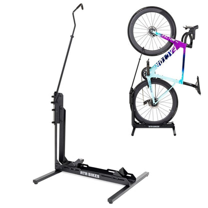 RTR BIKES Brutus UP Professional Free-standing Bike Stand - Perfect for your garage, home, or bike shop.