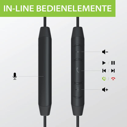 Avantree Resolve (Small-Medium) - Wired open-ear headphones with microphone & over-ear-hooks, for women, kids, & young men with small ears, perfect for office, outdoor & home use, Lightning.