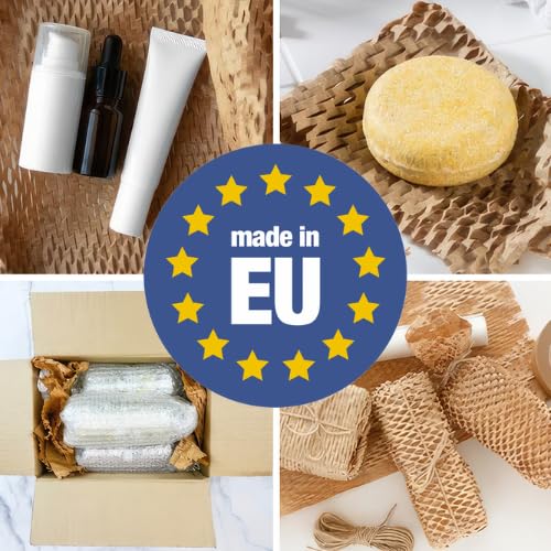 OliveBird honeycomb paper packaging paper 50cmx250 meters (125m²) Packaging material paper roll Fill material packaging roll Kraft paper for moving Shipping packaging Gifts