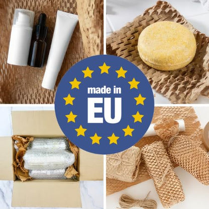 OliveBird honeycomb paper packaging paper 30cmx50 meters (15m²) packaging material paper roll filler packaging roll kraft paper for moving shipping packaging gifts