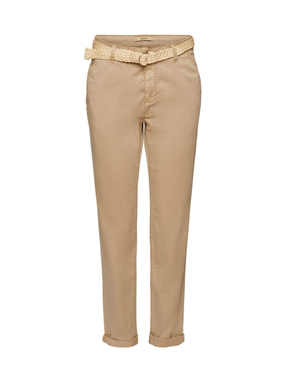 ESPRIT Women's 993EE1B312 Pants, 240/Taupe, 32W/32L
