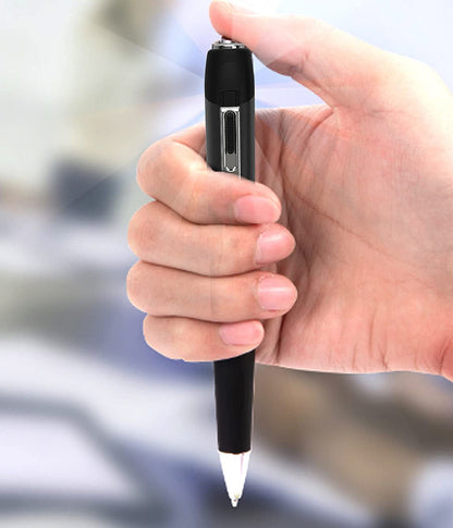 OctaCam pen camera with 2k video, motion detection, and photo function.