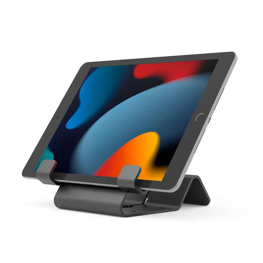 Maclocks Universal Security Tablet Holder with Cable Lock for Apple iPad Air 2, iPad 9.7" (2017), iPad Pro, Samsung Galaxy Tab, and more. [black | aluminum | theft protection] - CL12UTH-BB