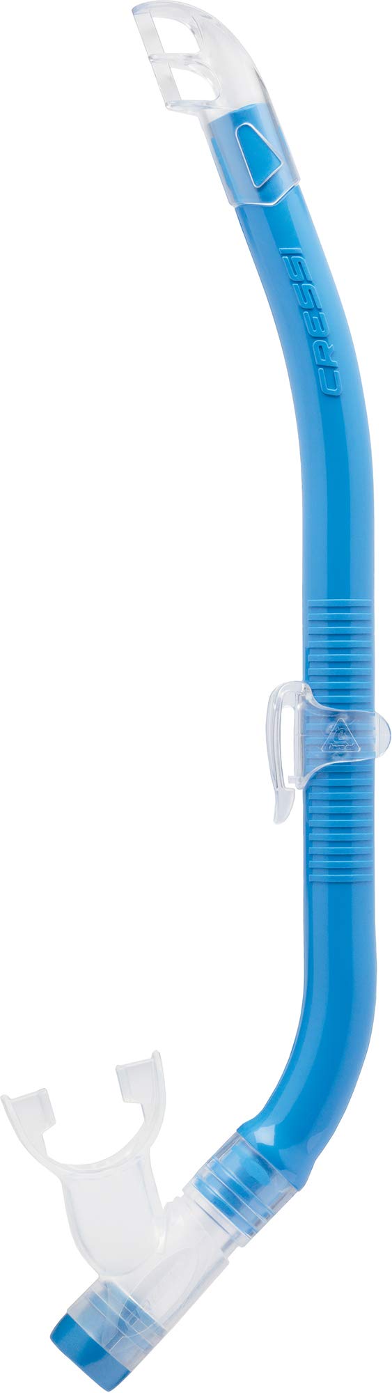 Cressi Moon Kid Combo Set - Snorkeling mask + snorkel for kids, Transparent/Blue, One size