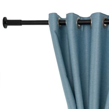 WHITNEY Extra Long Curtain Rod, No Drilling Required. Extendable Stainless Steel Curtain Rod for large windows, shower rooms, cabinets. 92-127cm.
