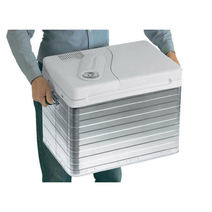 Mobicool MQ40A electric cooler box, aluminum, MQ40A, mini refrigerator for car, work, truck, and campsite.