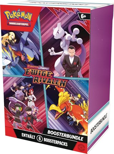 Pokemon Trading Card Game: Booster Bundle Crimson & Purple - Eternal Rivals (6 Booster Packs)
