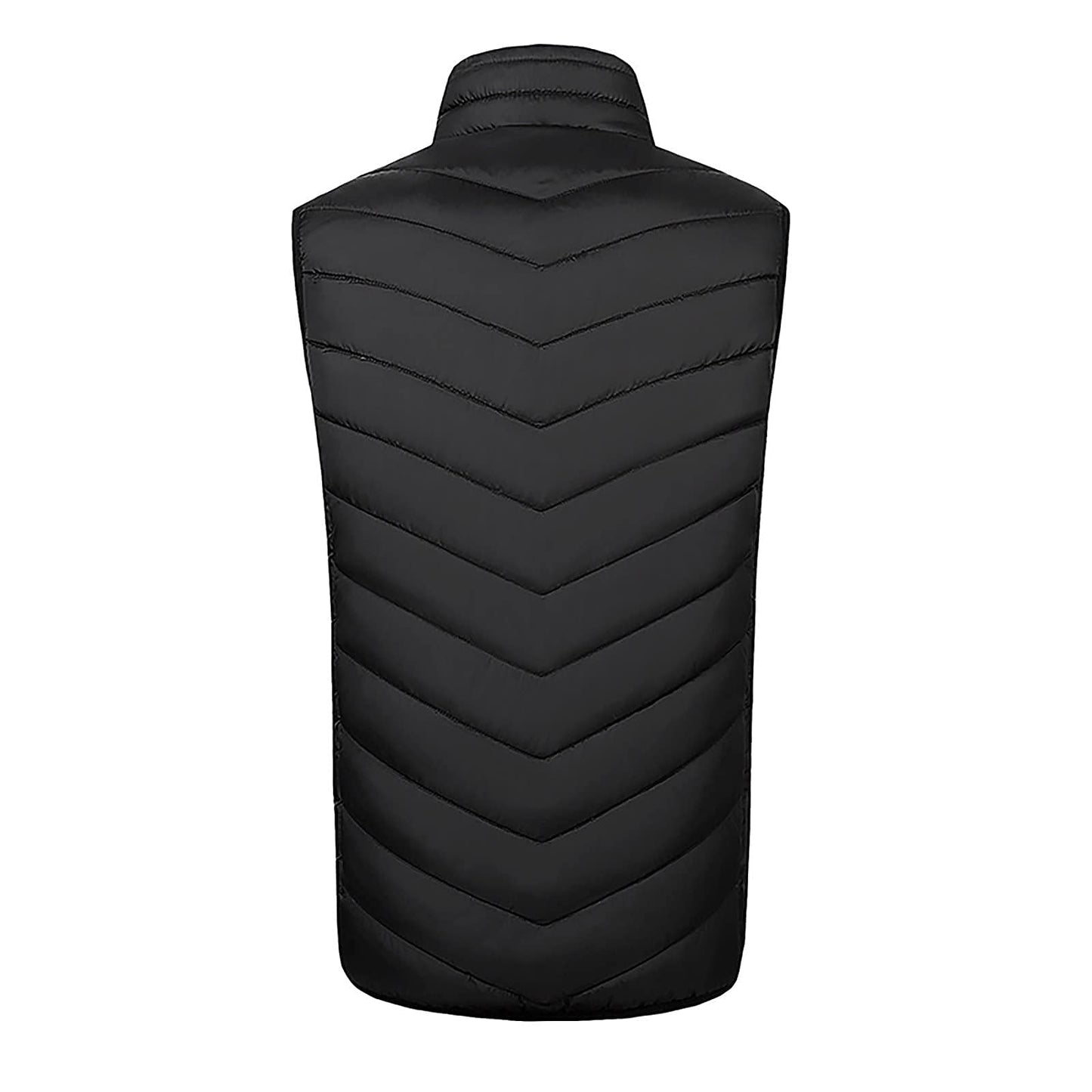 Ayhuang Upgrade Electric Heated Vest 11 Heating Zones Heated Jacket for Men Women USB Rechargeable Down Heated Vest Quilted Vest Winter Warm Vest Camping Outdoor Hiking Heat Jacket (3XL, Black)