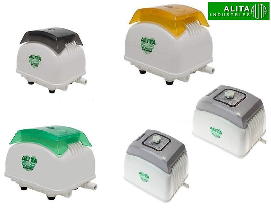 Alita Air Pump High-Blow AL-60, 60l/min at 1.5 meters, 18mm outlet, 54 watts, Green