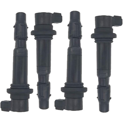 Amrxuts 4 PIECES 129700-4800 J0480 Ignition Coil for SUZUKI GSXR600 K4 K5 K6 K7 GSXR 600 750 GSX-R600 GSX-R750 GSXR750 GSR600 33410-29G00