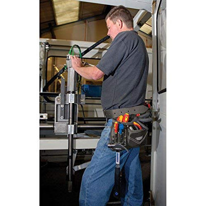 Draper Expert 03138 Double Tool Belt made from tanned oiled leather.