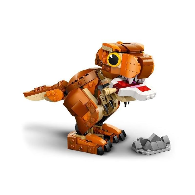 LEGO Jurassic World T.Rex: Dino build toy for boys and girls 7+, set with movable mouth, head, and tail 76967, gift for kids.