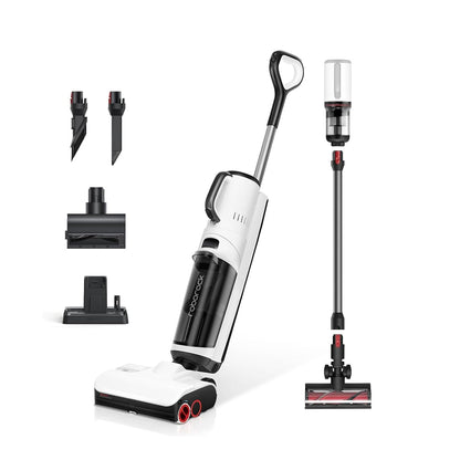 Roborock Dyad Pro Combo 5-in-1 Wet Dry Vacuum Wireless 17000Pa Mop with Battery Vacuum for carpet cleaning, electric mini brush and 2 cleaning heads, APP, voice control.