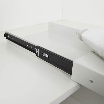 uyoyous Pull-Out Ironing Board 180° Rotatable Drawer Sliding Ironing Table Foldable Built-in Ironing Board with Heat-Resistant Cover for Closet Living Room Laundry Room 95.6 x 30 cm