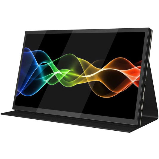 Jun-Saxifragelec Portable Monitor 10.1 inch IPS Touch Screen 1024 * 600, gaming monitor with stand, for Raspberry Pi screen