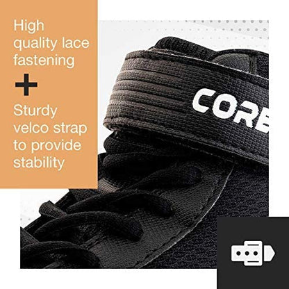 CORE wrestling shoes for men, women, and children, Black, size 44 EU.