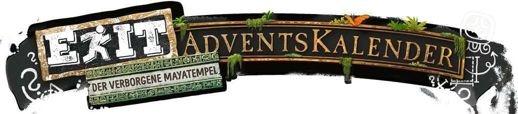 Ravensburger 18956 - EXIT Advent Calendar - The Hidden Maya Temple - 24 puzzles for EXIT fans aged 10 and up