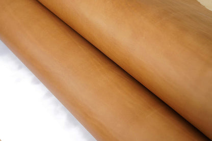 Heavyweight bourbon brown tooling leather square, 3.6mm-4.0mm (9-10oz) thick. Full grain cowhide for leather crafts, tooling, hobby workshop, and crafting.