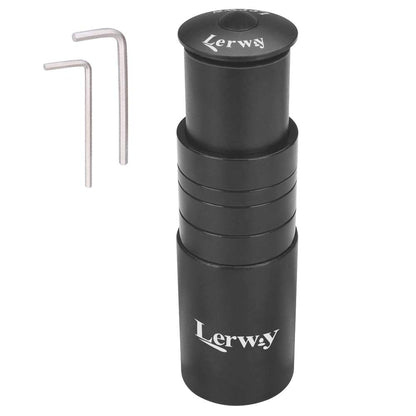 LERWAY Bicycle Stem Riser Handlebar Extension for Cycling MTB Mountain Bike Handlebar Alloy Aluminum 28.6mm 1 1/8" 120mm with Hex Key Black
