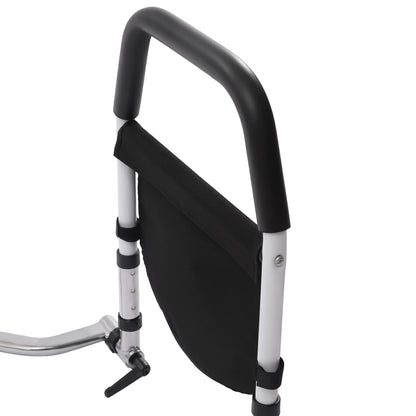 DCSYOG Bed Rail for Elderly, Bed Assist Rail Height Adjustable Bed Guard Handrail Foldable Support Bars Side Safety Rail with Organizer Bed Rail Guard for Seniors, Pregnant Women, and Disabled.