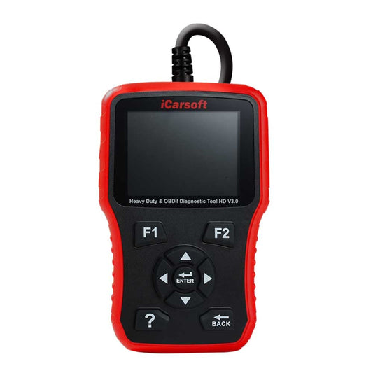 iCarsoft HD V3.0 is a professional and powerful diagnostic tool for trucks and commercial vehicles.